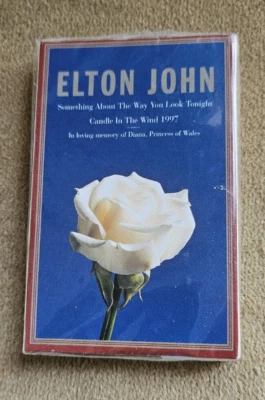 Elton John Cassette Tape Factory SEALED Candle in the Wind 1997 SINGLE - Image 1 of 2