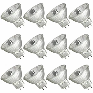 35-Watt MR11 GU4 Bulb 12V 3000K Dimmable Glass Cover 12-Pack - Picture 1 of 5