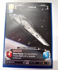 Star Wars Unlimited:  JTLS 'Corvus - Inferno Squadron Raider' Prestige 1016 - Picture 1 of 1