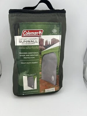 Coleman Instant Canopy Sunwall Accessory 10 Foot X 10 foot - Image 1 of 4