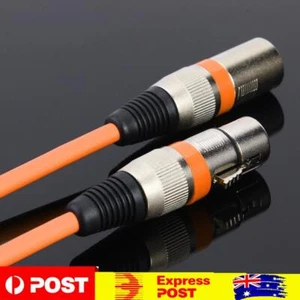 HiFi Zinc Alloy 3Pin XLR Male to XLR Female Balanced Audio Cable Splitter Wire - Picture 1 of 26