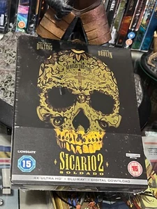 Sicario 2: Soldado 4K Ultra HD/BLU-RAY - Zavvi UK Exclusive STEELBOOK! BRAND NEW - Picture 1 of 5