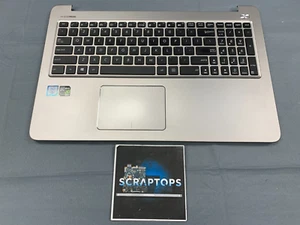 ASUS K501U K501UW Palmrest Keyboard Touchpad US/EN Gray #614553 - Picture 1 of 3
