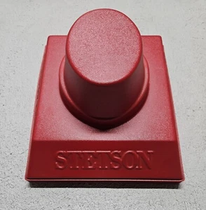 Vintage Stetson Plastic Cowboy Hat Store Display Stand Red NOS - Picture 1 of 5