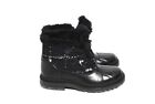 CHANEL Black Women short boots Leather / tweed blue Size 39,5