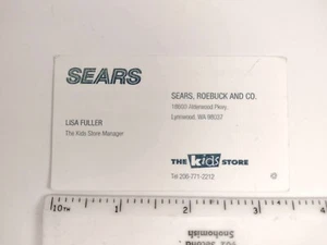 Sears Roebuck & Co. Kids Clothes Footwear Card Vintage 1980s Advertising - Picture 1 of 2