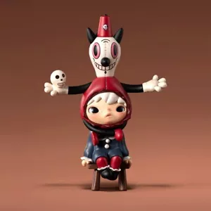 NUEVO Pop Mart HIRONO x Gary Baseman figura diseñador de arte nuevo 2024 calavera payaso - Imagen 1 de 3