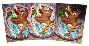 Topps Pokemon TV Animation Edition #83 Farfetch'd - Foil And 2x Regular Issue