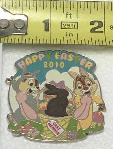WDW Trading Pin Cast Member Exclusive #74994 Happy Easter 2010 Chip Dale - Picture 1 of 11