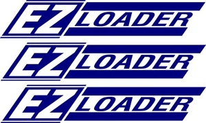 Kit of 3 EZ Loader Boat Trailer Graphic Decal 14.5" Custom Colors Available - Picture 1 of 3