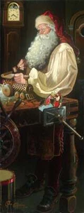 Dean Morrissey - Father Christmas The Workshop - S/N Canvas Giclee - Signed MINT - Picture 1 of 1