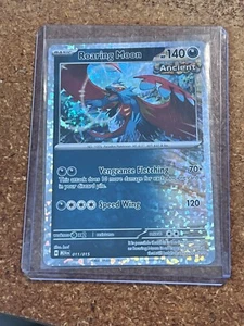 Roaring Moon Pokemon Juego de Cartas Coleccionables Promo McDonald’s Happy Meal 2025 011/015 Casi Nuevo HP 140 - Imagen 1 de 2