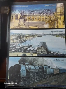 France MNH: NANCY 2005+MARSEILLE 1926+RUHR 1923-3 booklets w.sheets - Picture 1 of 4