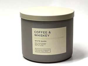 BATH & BODY WORKS COFFEE & WHISKEY 3-WICK FILLED SCENTED LARGE 14.5 OZ CANDLE - Picture 1 of 5