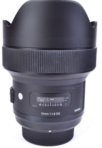 Sigma 14mm F/1.8 Art Lens for Nikon F Mount #J35595