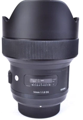 Sigma 14mm F/1.8 Art Lens for Nikon F Mount #J-35595 - Image 1 of 4