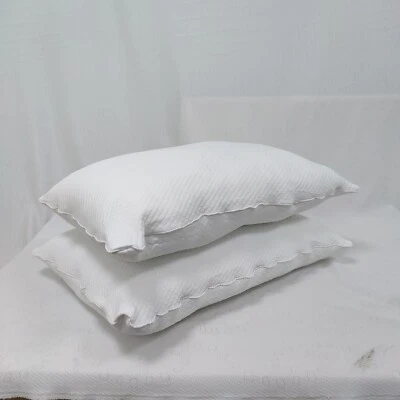 2 Pack Gel Memory Foam Bamboo Pillows – Orthopedic Neck & Back Support........ - Image 1 of 4