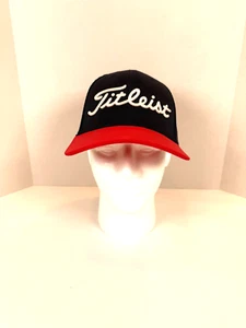 Titleist Golf Snapback Hat USA Flag Mesh Back Cap Red White and Blue - Picture 1 of 7