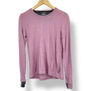 Bombas Damen Merinowollmischung Rundhals Langarm T-Shirt - Gr. Small - Bild 1 von 6