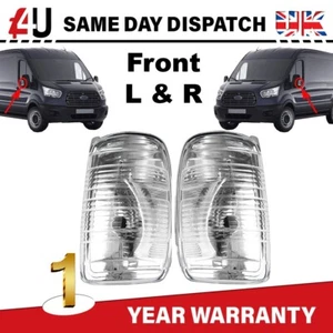 LENTE INDICADOR ESPEJO RETROVISOR ALA TRANSPARENTE PASAJERO IZQUIERDO Y DERECHO PARA FORD TRANSIT MK8 - Imagen 1 de 12