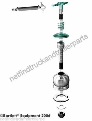 Tow Hitch 127mm Bartlett Ball only Truck Trailer 59Dx - image 1 of 4