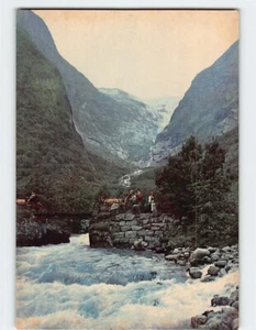 Postcard Briksdal Glacier Olden Norway - Picture 1 of 2