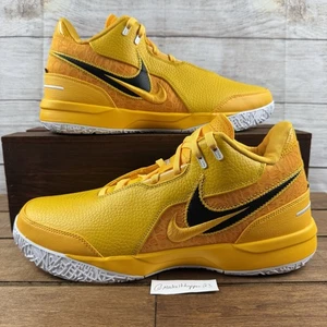 Nike LeBron NXXT Gen TB ‘University Gold' Black White HJ9942-700 Men Size 12.5 - Picture 1 of 8