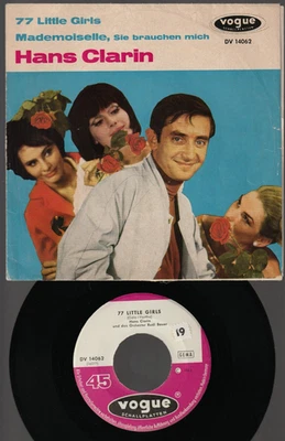 ♫ 7" 1963 Hans Clarin  77 LITTLE GIRLS   Vogue 14062 Muster SAMPLE COPY Pic EX ♫ - Bild 1 von 2