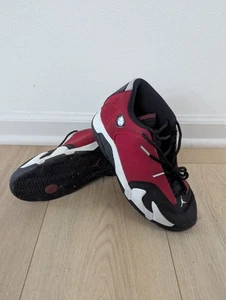 Nike Air Jordan 14 Retro Jungen Fitnessstudio rot/schwarz/weiß Schuhe 3y authentisch - Bild 1 von 10