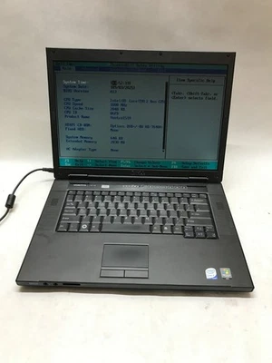 Dell Vostro 1510 15" Intel Core2Duo 2GB RAM NO HDD/OS Missing Components!!! - DW - Image 1 of 4