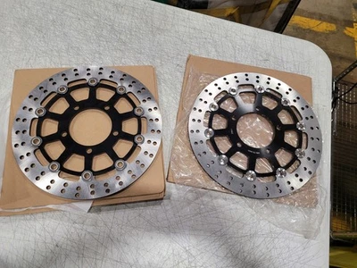 Front Brake Discs Rotors For KAWASAKI ZX-6RR NINJA 600 ZX 6R 636 2003-2004 03 04 Foto 1 de 4