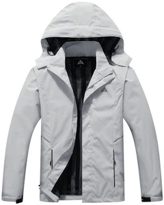Men's Lightweight Rain Jacket Outdoor Softshell Hiking Windbreaker Waterproof... - Picture 1 of 6
