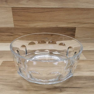 Vintage French Arcoroc Large Thumb Print Serving / Trifle Bowl - Picture 1 of 9