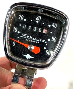 Vintage Schwinn STING-RAY Stingray  Bicycle Speedometer - Picture 1 of 9
