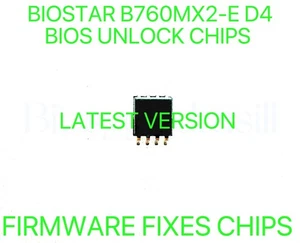 BIOSTAR B760MX2-E D4, NO PASSWORD FIRMWARE FIXES BIOS CHIP LATEST VERSION - Afbeelding 1 van 1