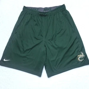 TEAM ISSUED Nike Dri-Fit UNC Charlotte 49ers green 2-pocket shorts Men's XL - Picture 1 of 7