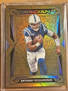 2024 Obsidian Gold Anthony Richardson #83 7/10 GOLD FLOOD SSP - Bild 1 von 4