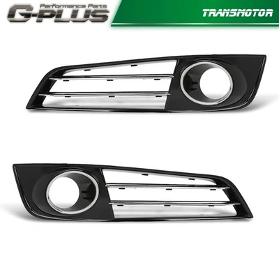 Capa de farol de neblina para parachoque dianteiro 2 peças para Audi A8 2011-2014 4H0807679E 4H0807680E - Imagem 1 de 4