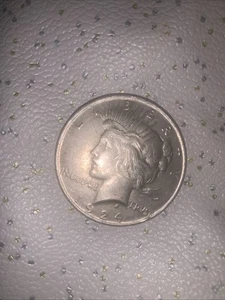 1924-P Peace 1 $ Jahrhundert gealterte Andenkenmünze. Seit 30+ Jahren im Safe - Bild 1 von 2