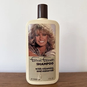 Rare Vintage 1970s Original Farrah Fawcett Shampoo Bottle 12oz FABERGE - Bild 1 von 10