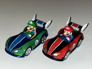 Carrera Go! Mario Kart MARIO + LUIGI Slot Car Scala 1:43 Funzionante Race Karts Cars - Foto 1 di 19