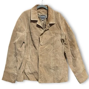 Wilsons Lederjacke L hellbraun Wildleder Western Vintage RN69426 - Bild 1 von 6
