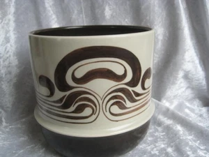 Rosenthal SIENA BRAUN Bowle - Gefäß  BRAUNMALEREI   1 - teilig   RAR+TOP - Bild 1 von 4