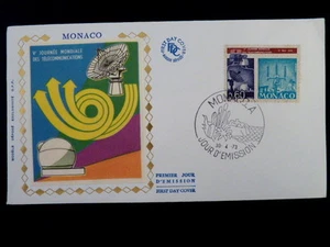 Monaco Premier Day FDC Yvert 926 All Telecommunications 0,60F 1973 - Picture 1 of 1
