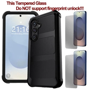 For Samsung Galaxy S25 Ultra/S25+/S25 Case Cover Glass Screen Protector Privacy - Picture 1 of 31