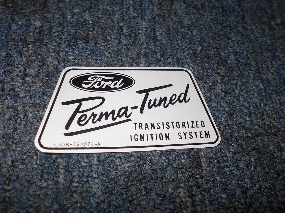 1963 1964 1965 1966 1967 MERCURY MARAUDER FORD FAIRLANE 427 TRANSISTORIZED DECAL - Image 1 of 1