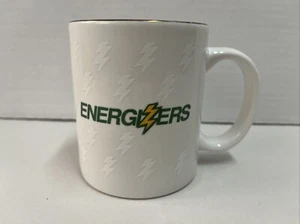Energizers Tazza Tazza Caffè Bianca Bordo Oro Verde Giallo Fulmine - Foto 1 di 8