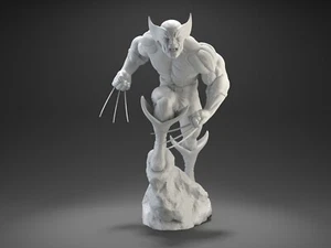 Wolverine Steel Super X Man Unpainted Unassembled 3D printed Kit Resin Model GK - Picture 1 of 8