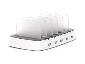 Station d'Accueil et de Charge 5 x 10 W GRIFFIN PowerDock 5 GA39677 -Blanc - Picture 1 of 5