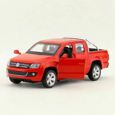 1:46 Amarok Model Car Pickup Truck Diecast Toy Cars Toys for Boys Kids Gifts Red - Image 1 of 4